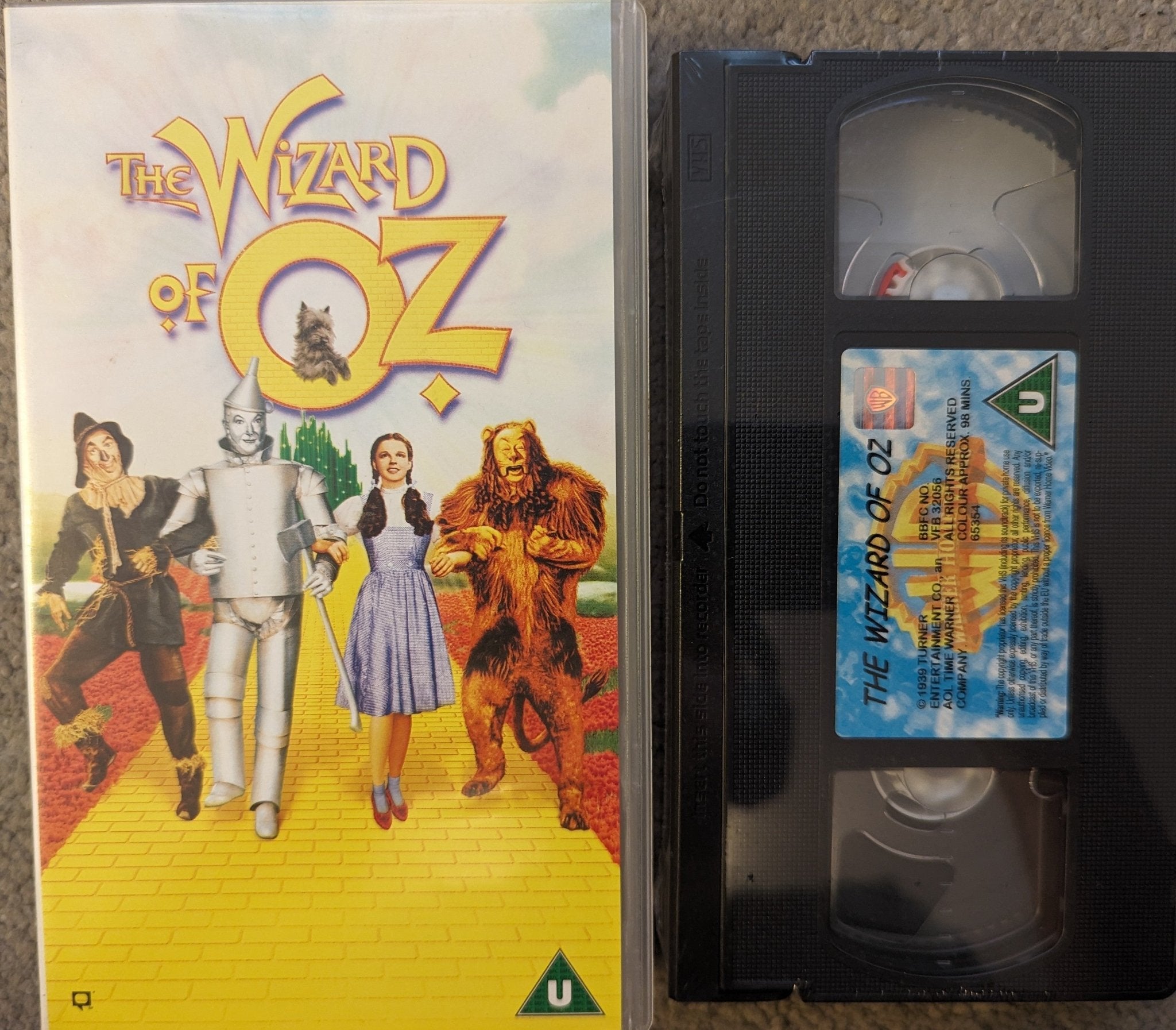 Wizard Of Oz Vintage outlet VHS Tape