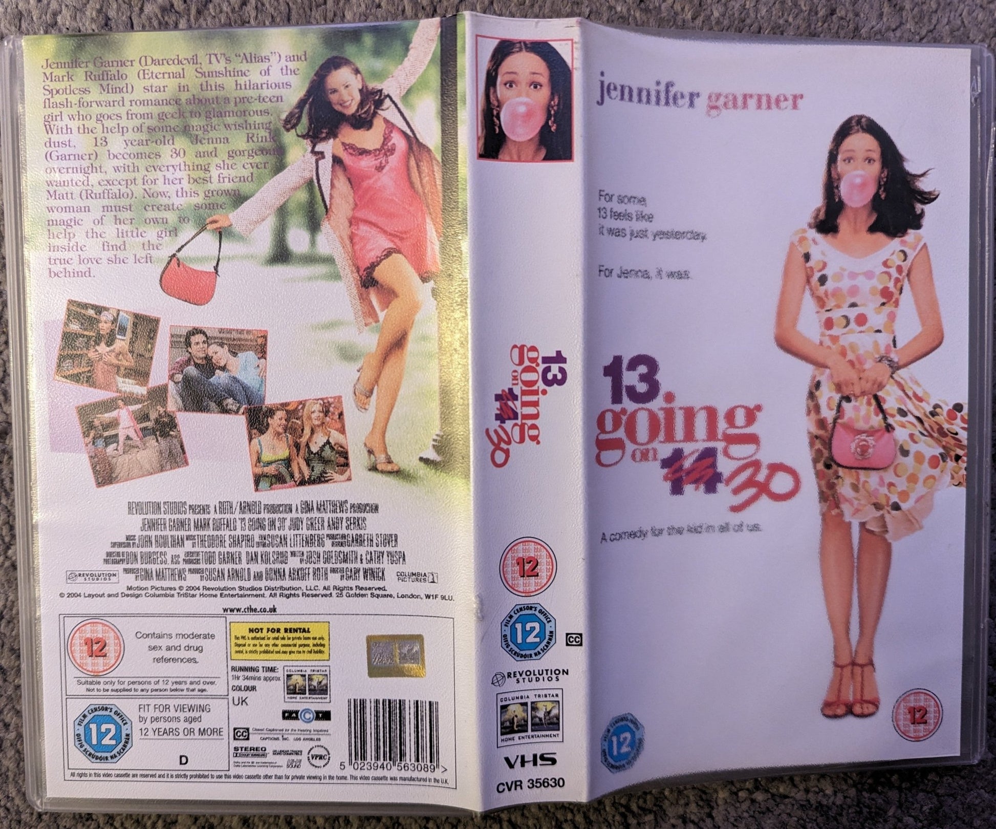 13 Going On 30 (2004) VHS Video - Flippin Retro Video Shop