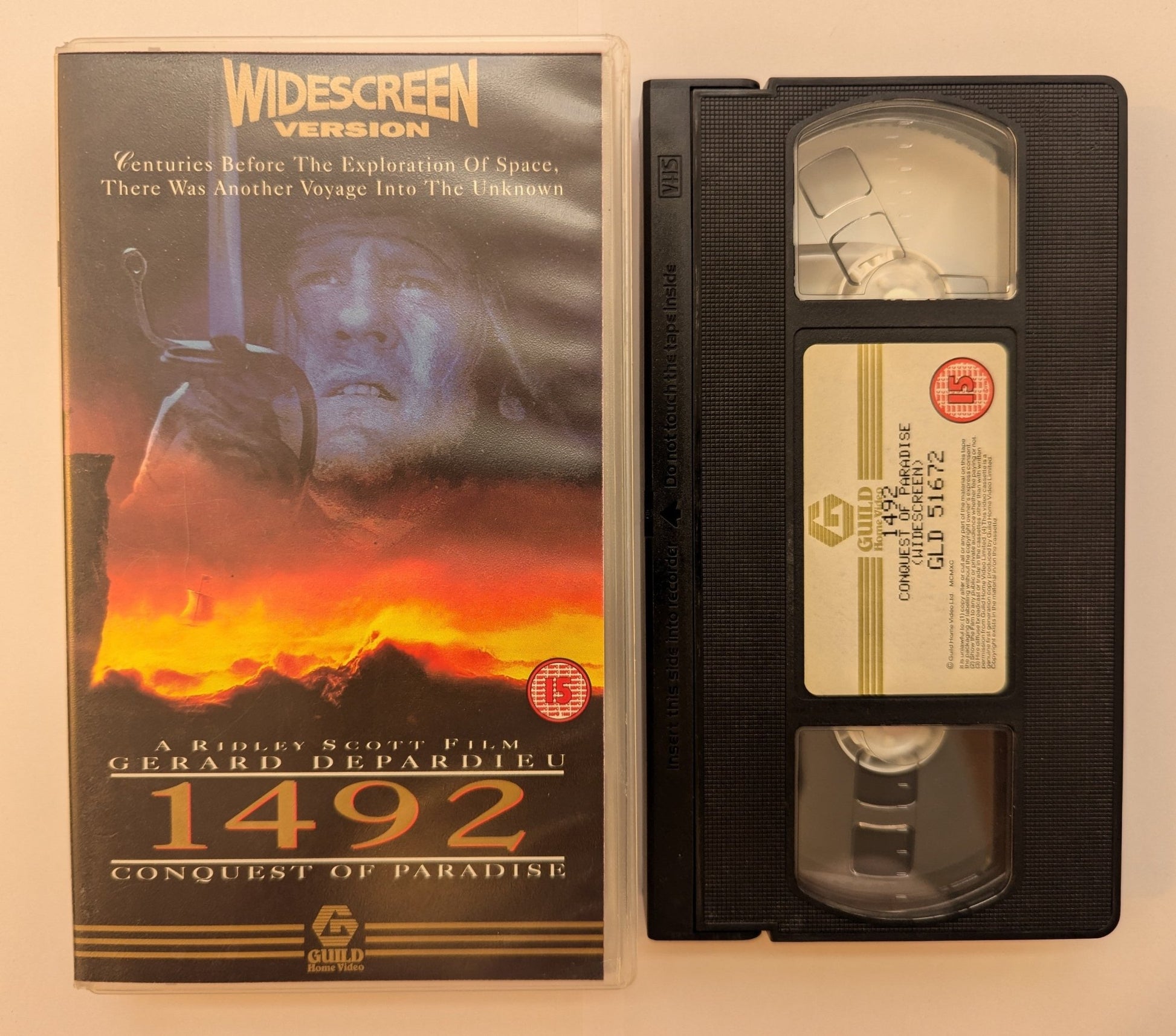 1492 Conquest Of Paradise (1992) VHS Video Wide - screen - Flippin Retro Video Shop