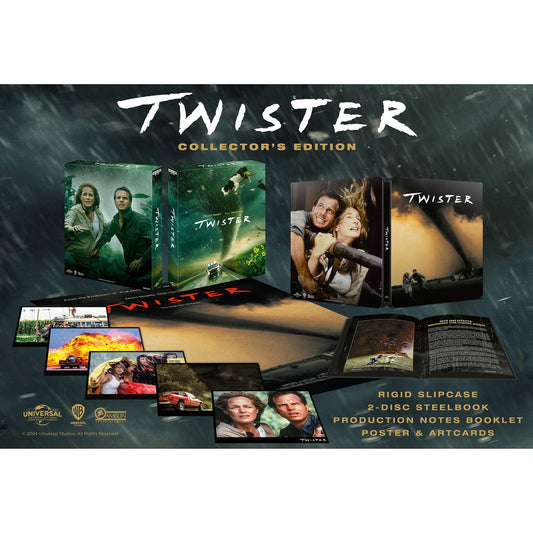 Twister Ultimate Collectors Edition With Steelbook 4k Ultra HD + Blu Ray