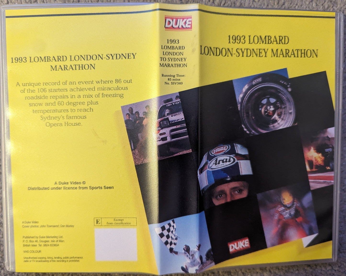 1993 Lombard London To Sydney Marathon VHS Video - Flippin Retro Video Shop