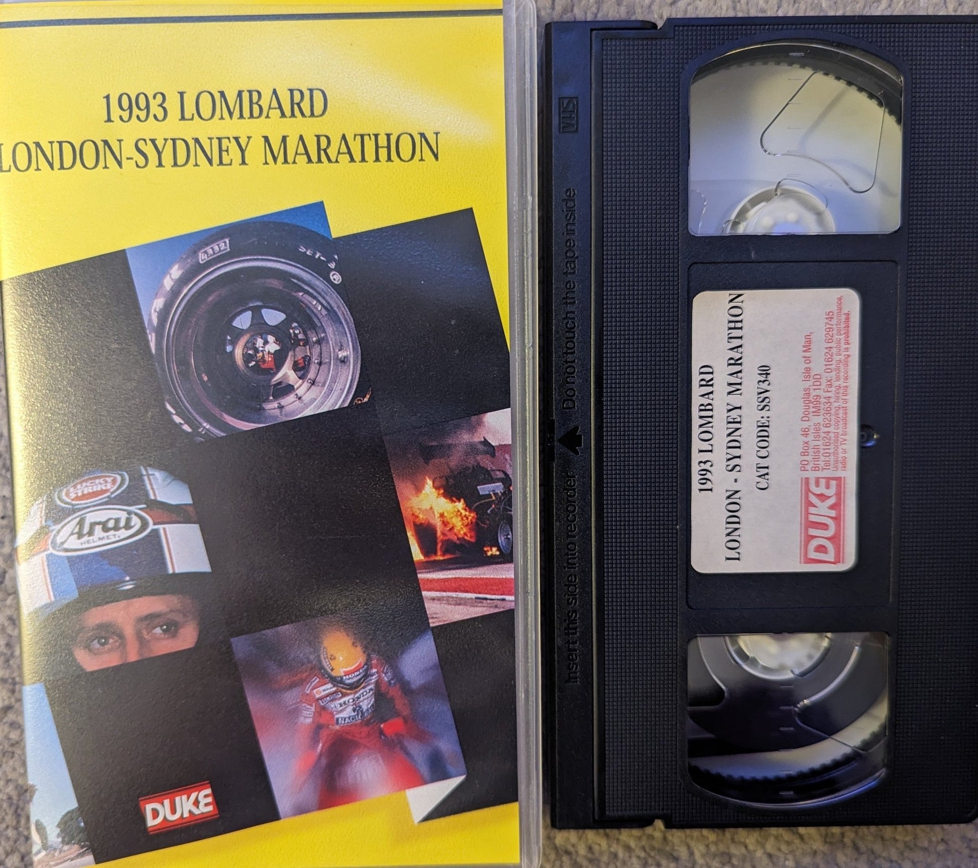 1993 Lombard London To Sydney Marathon VHS Video - Flippin Retro Video Shop