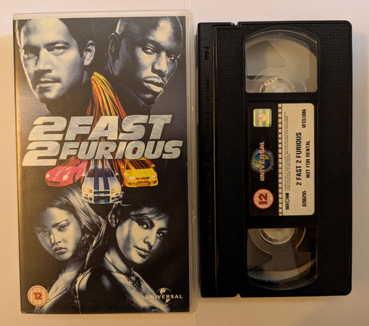 2 Fast 2 Furious (2003) VHS Video - Flippin Retro