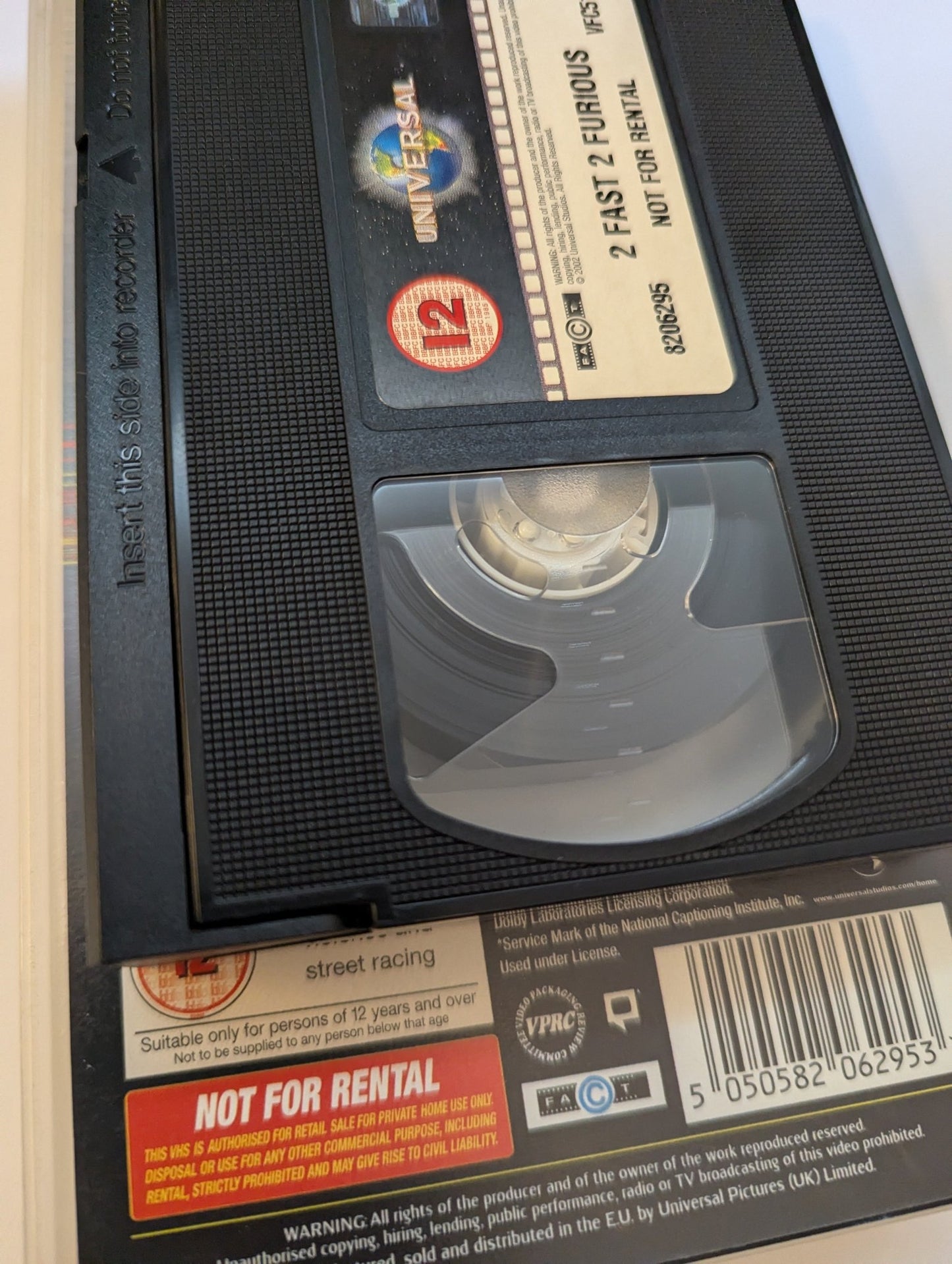 2 Fast 2 Furious (2003) VHS Video - Flippin Retro