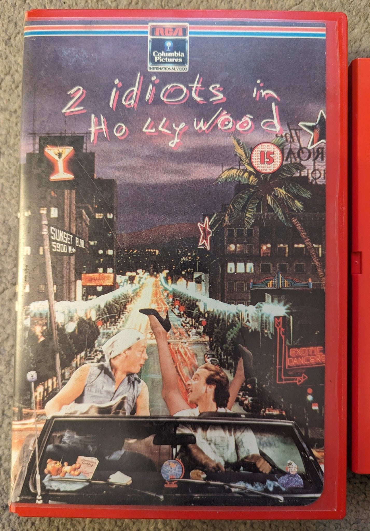 2 Idiots In Hollywood (1988) VHS Video Ex Rental - Flippin Retro Video Shop