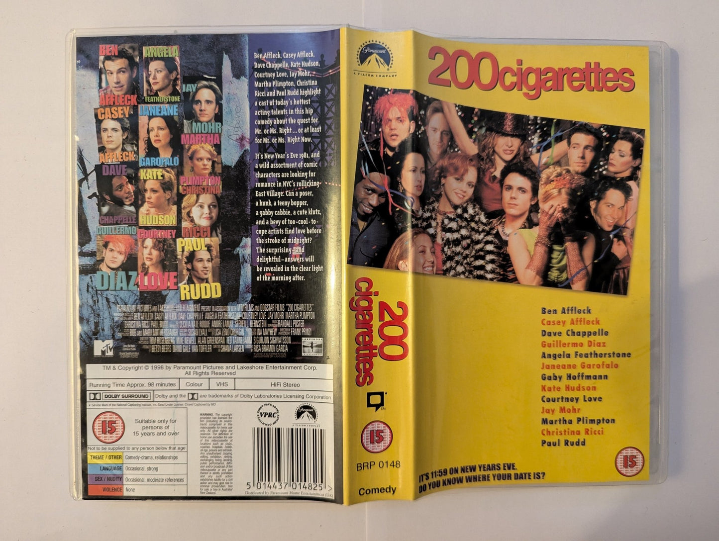 200 Cigarettes (1999) VHS Video - Flippin Retro Video Shop