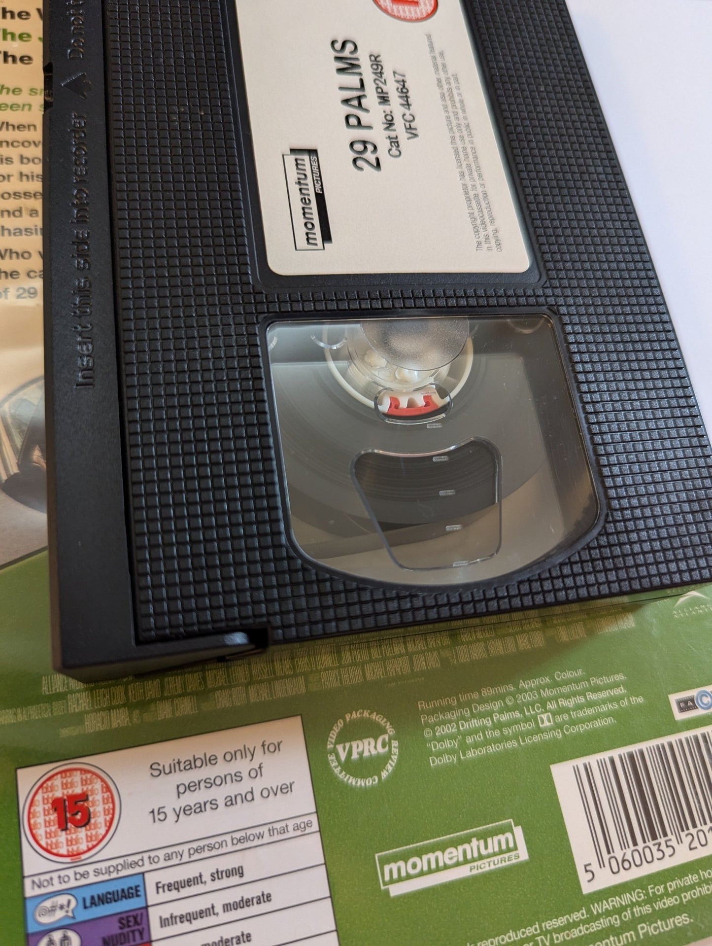 29 Palms (2002) VHS Video Ex Rental - Flippin Retro Video Shop