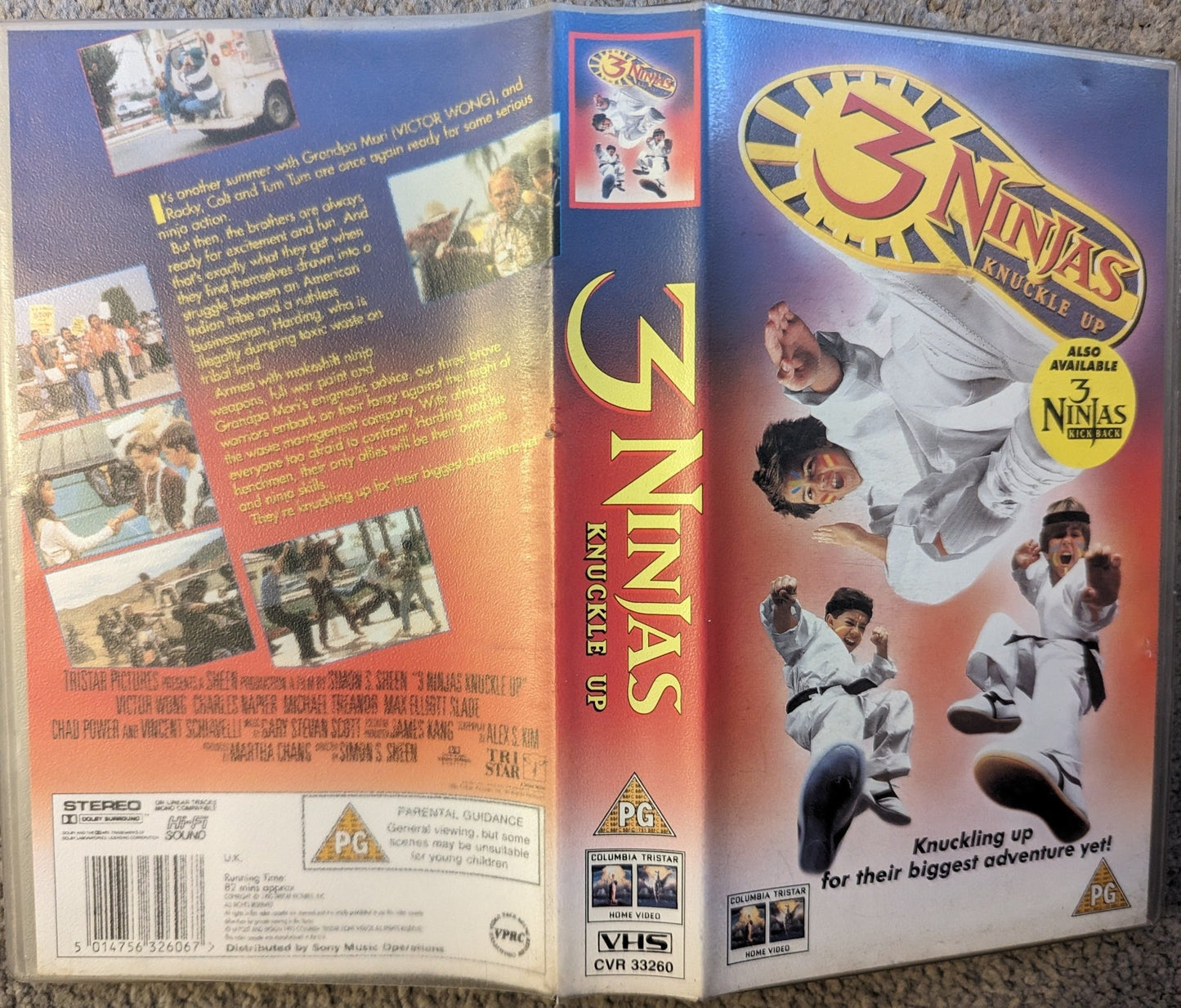 3 Ninjas Knuckle Up (1995) VHS Video - Flippin Retro Video Shop