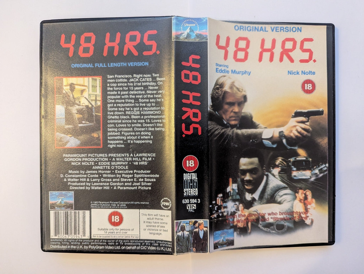 48 Hrs (1982) VHS Video - Flippin Retro