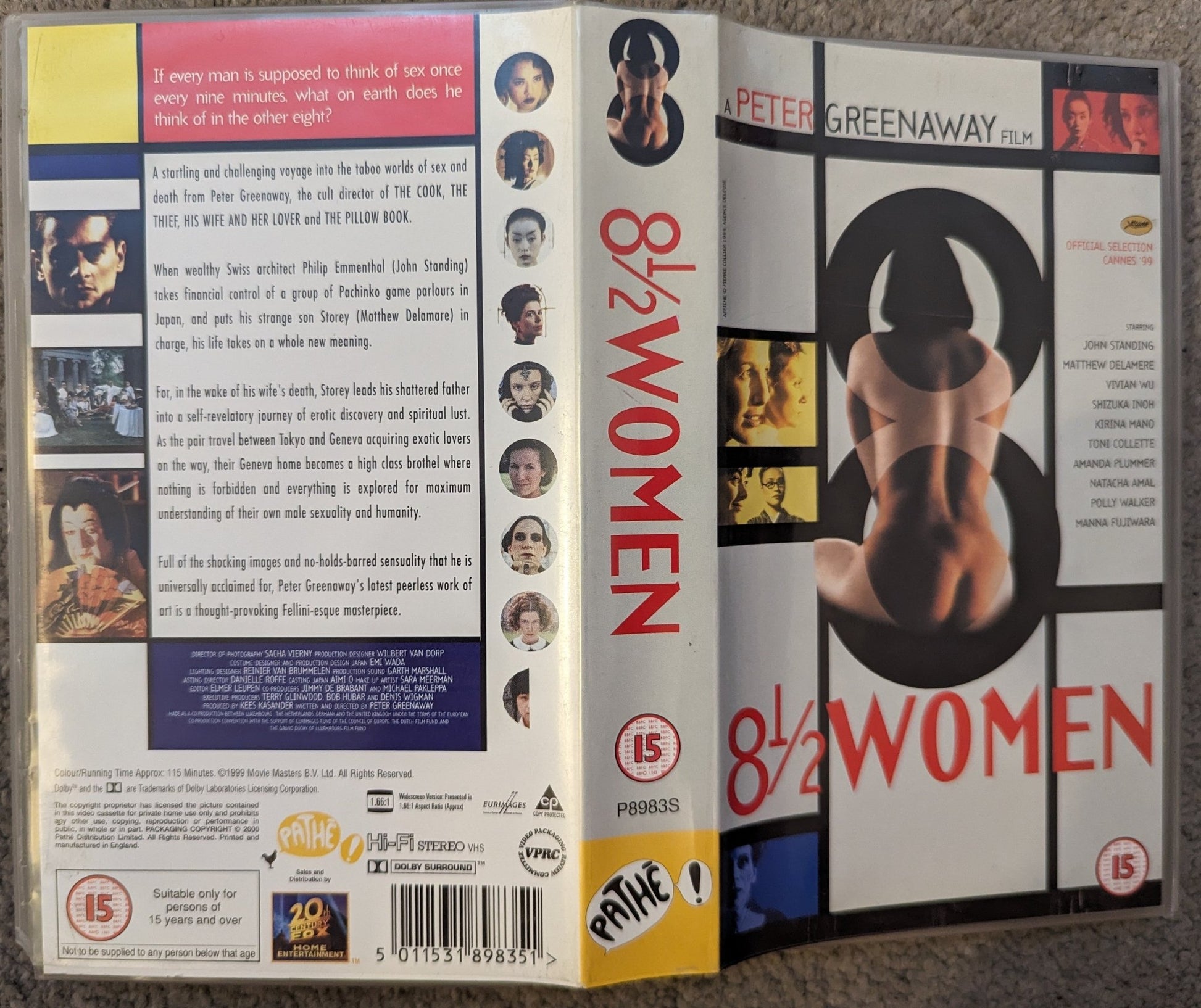 8½ Women (1999) VHS Video - Flippin Retro Video Shop