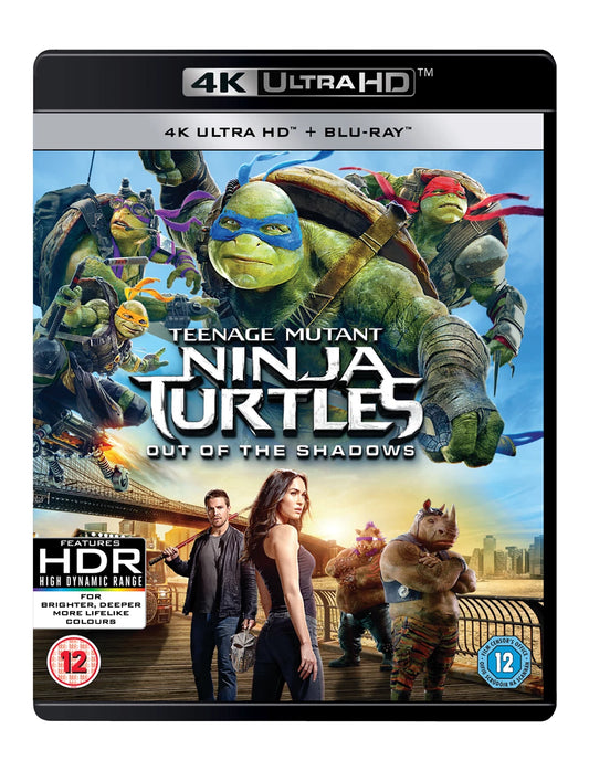 TMNT Teenage Mutant Ninja Turtles Out Of The Shadows 4K Ultra HD + Blu-Ray