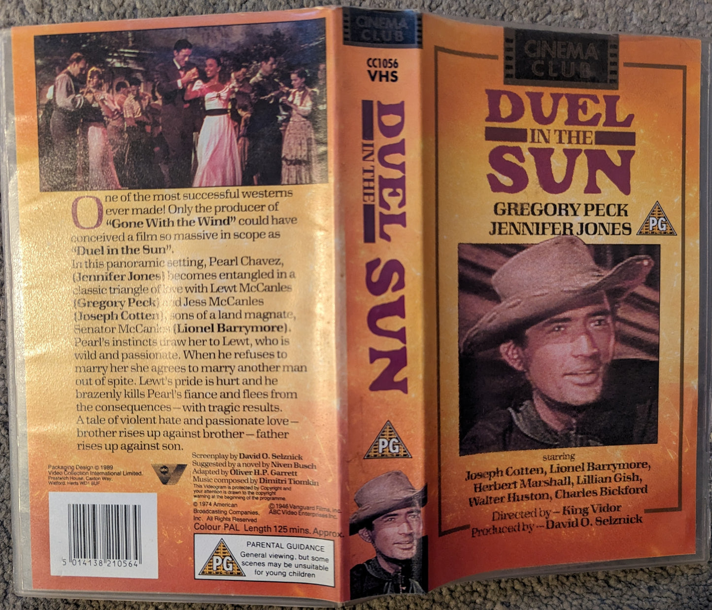 Duel In The Sun (1946) VHS Video