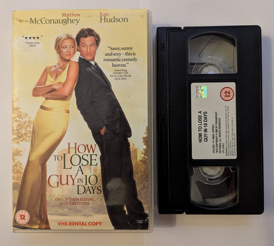 How To Lose A Guy In 10 Days (2003) VHS Video Ex Rental