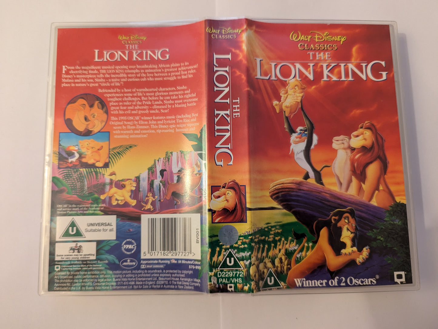 The Lion King (1994) VHS Video