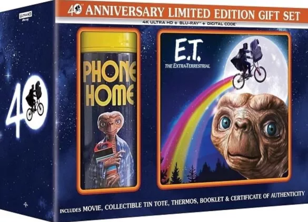 E.T. The Extra Terrestrial 40TH Anniversary Ultimate 80S Special Edition 4K Ultra HD Steelbook Set