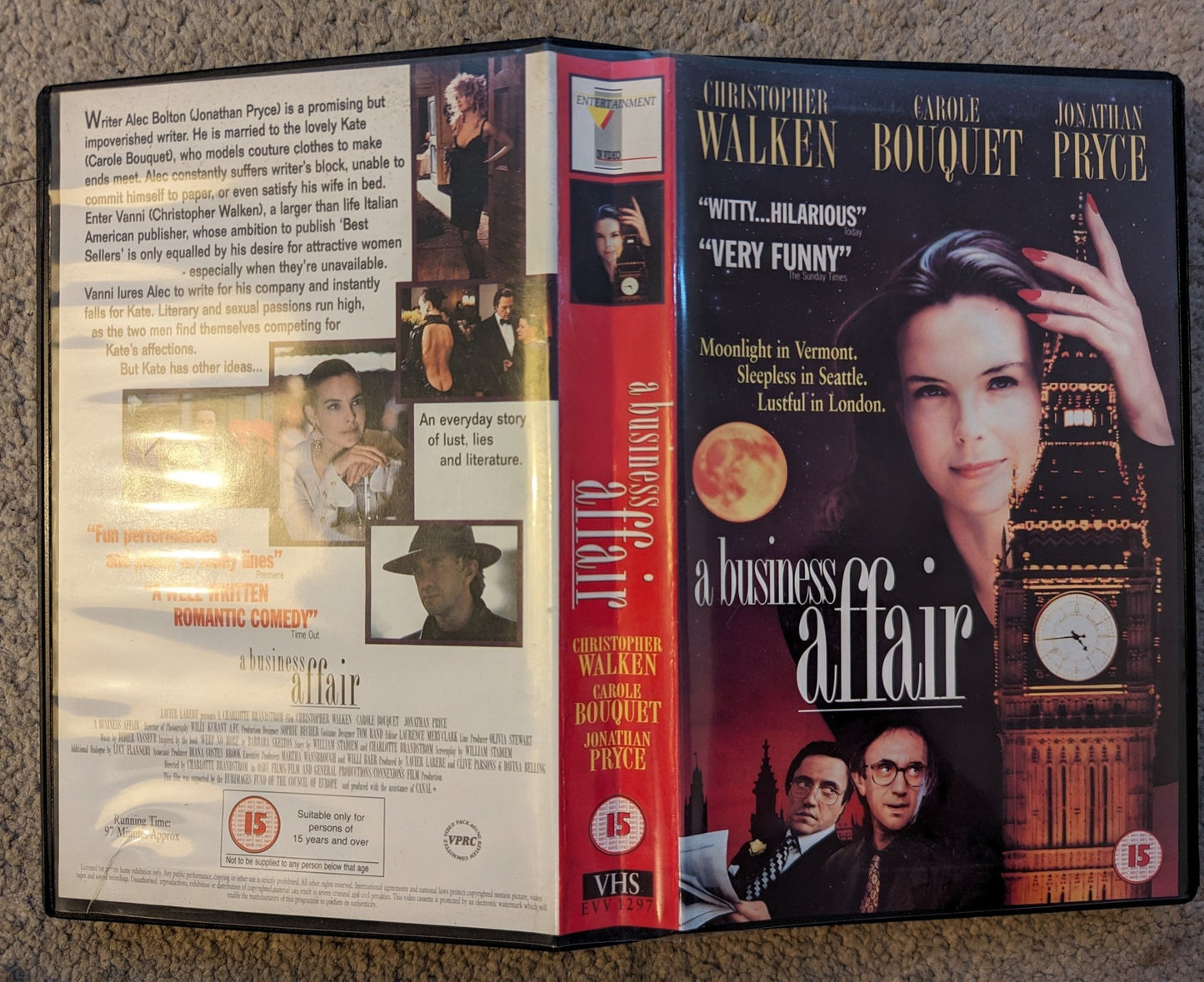 A Business Affair (1994) VHS Video Ex Rental - Flippin Retro Video Shop