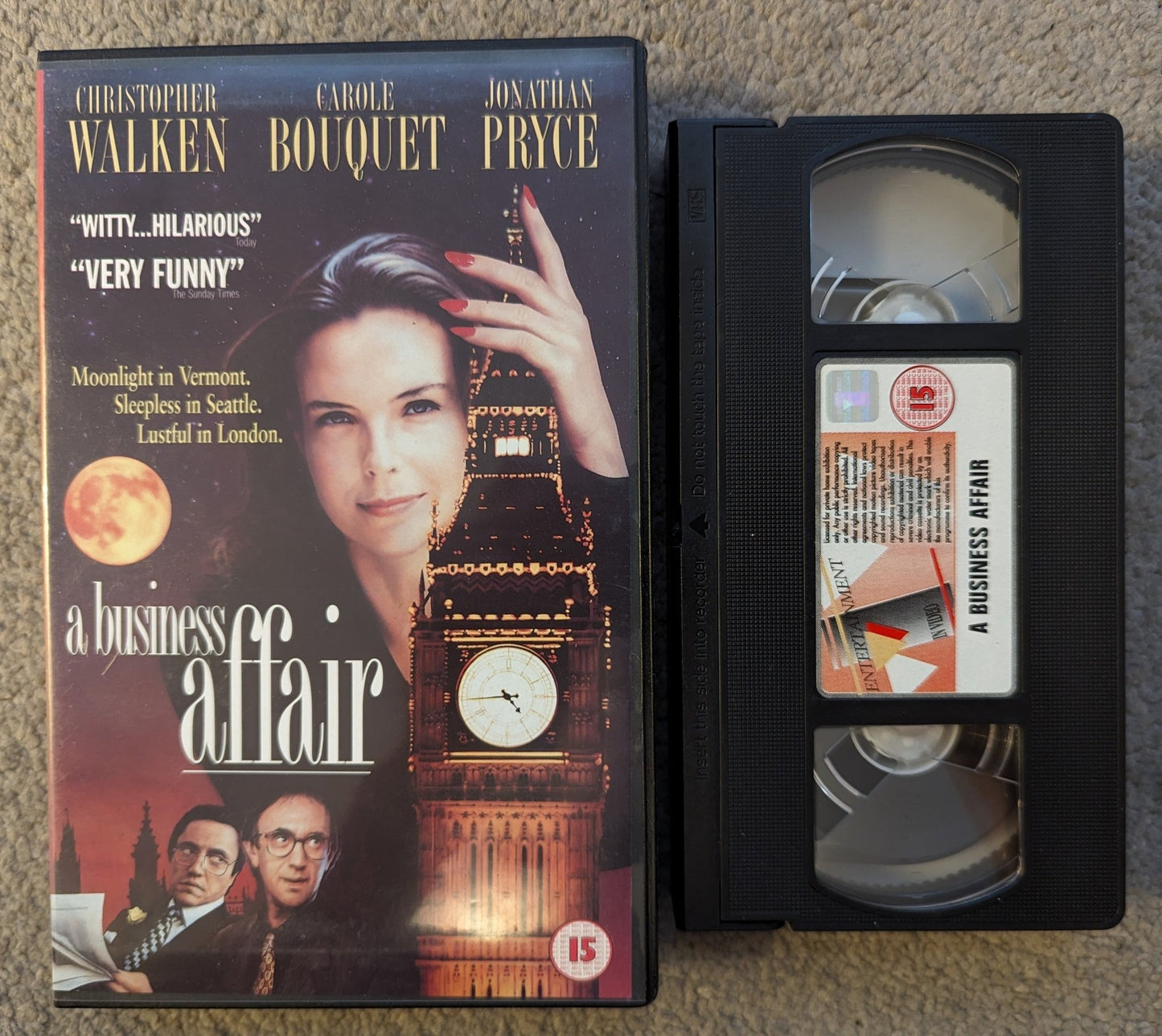 A Business Affair (1994) VHS Video Ex Rental - Flippin Retro Video Shop