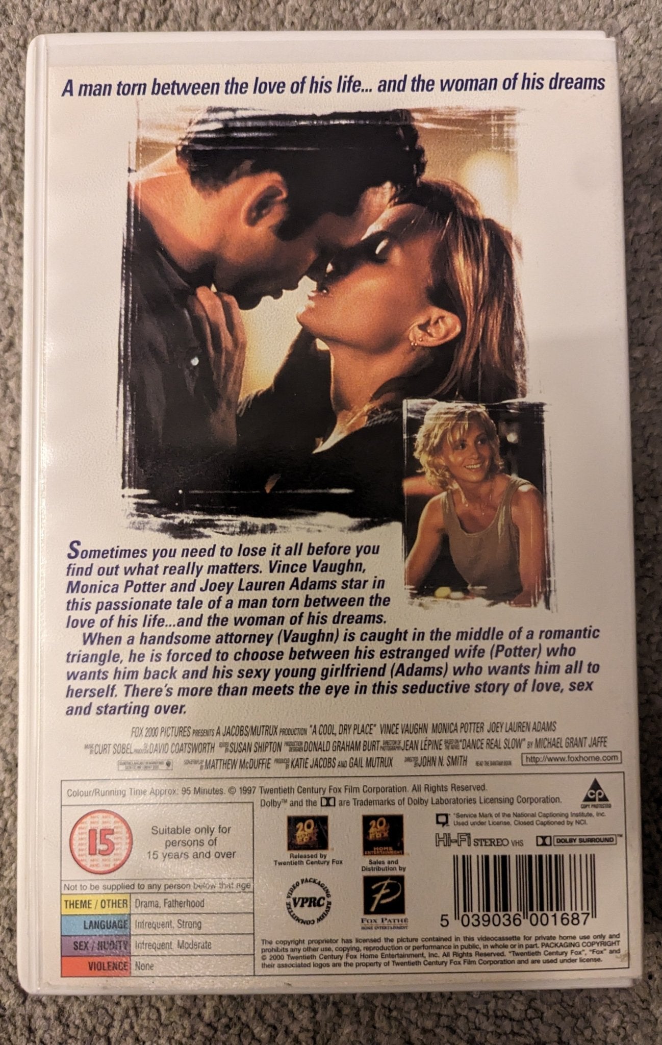 A Cool Dry Place (1998) VHS Video Ex Rental - Flippin Retro Video Shop