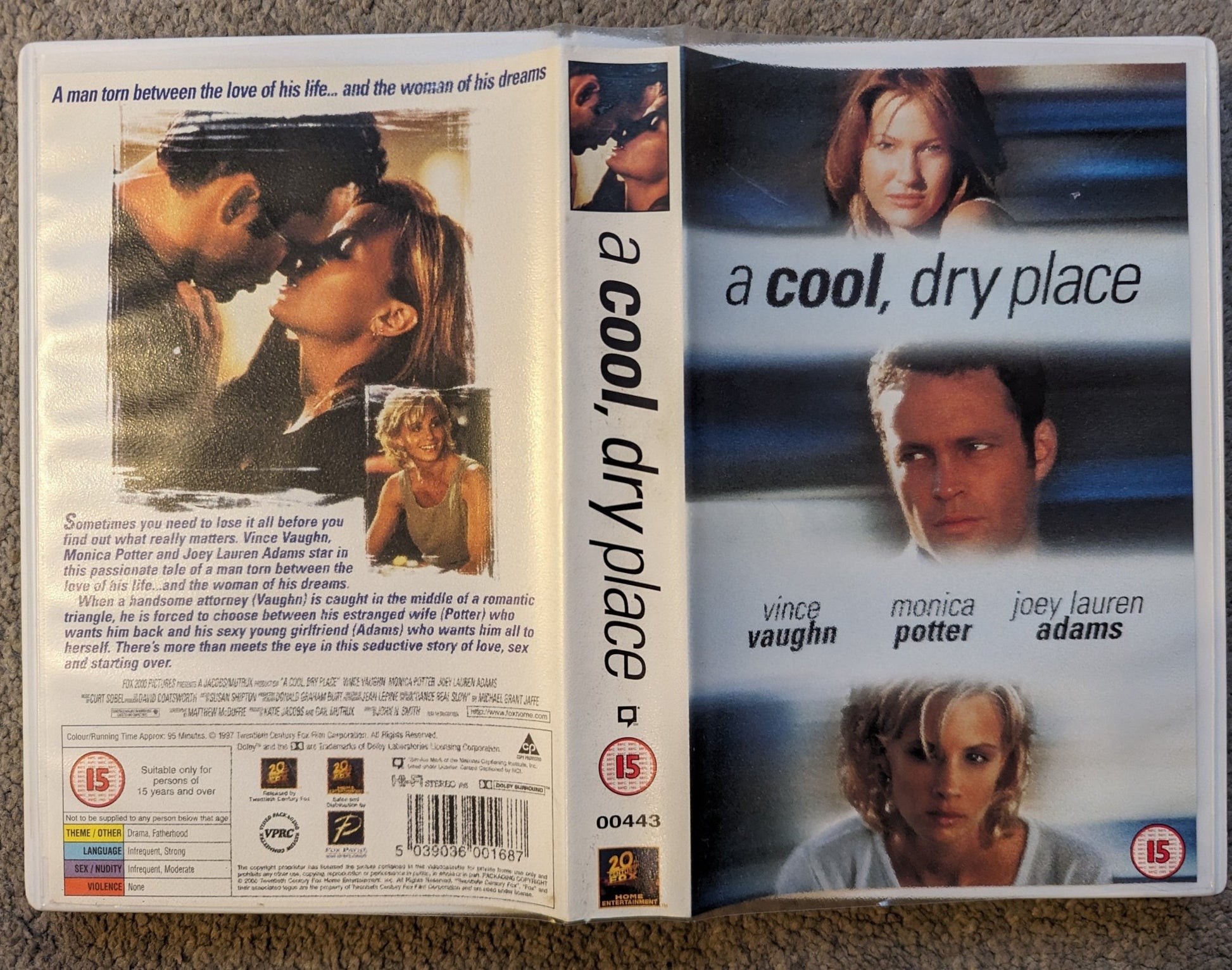 A Cool Dry Place (1998) VHS Video Ex Rental - Flippin Retro Video Shop