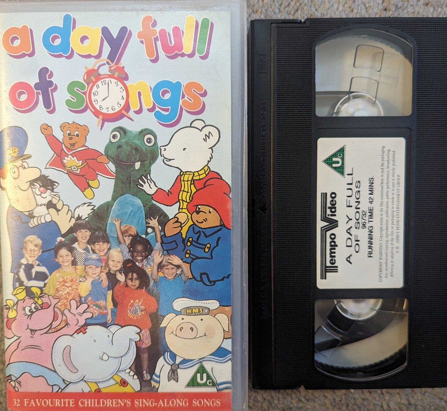 A Day Full Of Songs (1993) VHS Video - Flippin Retro Video Shop