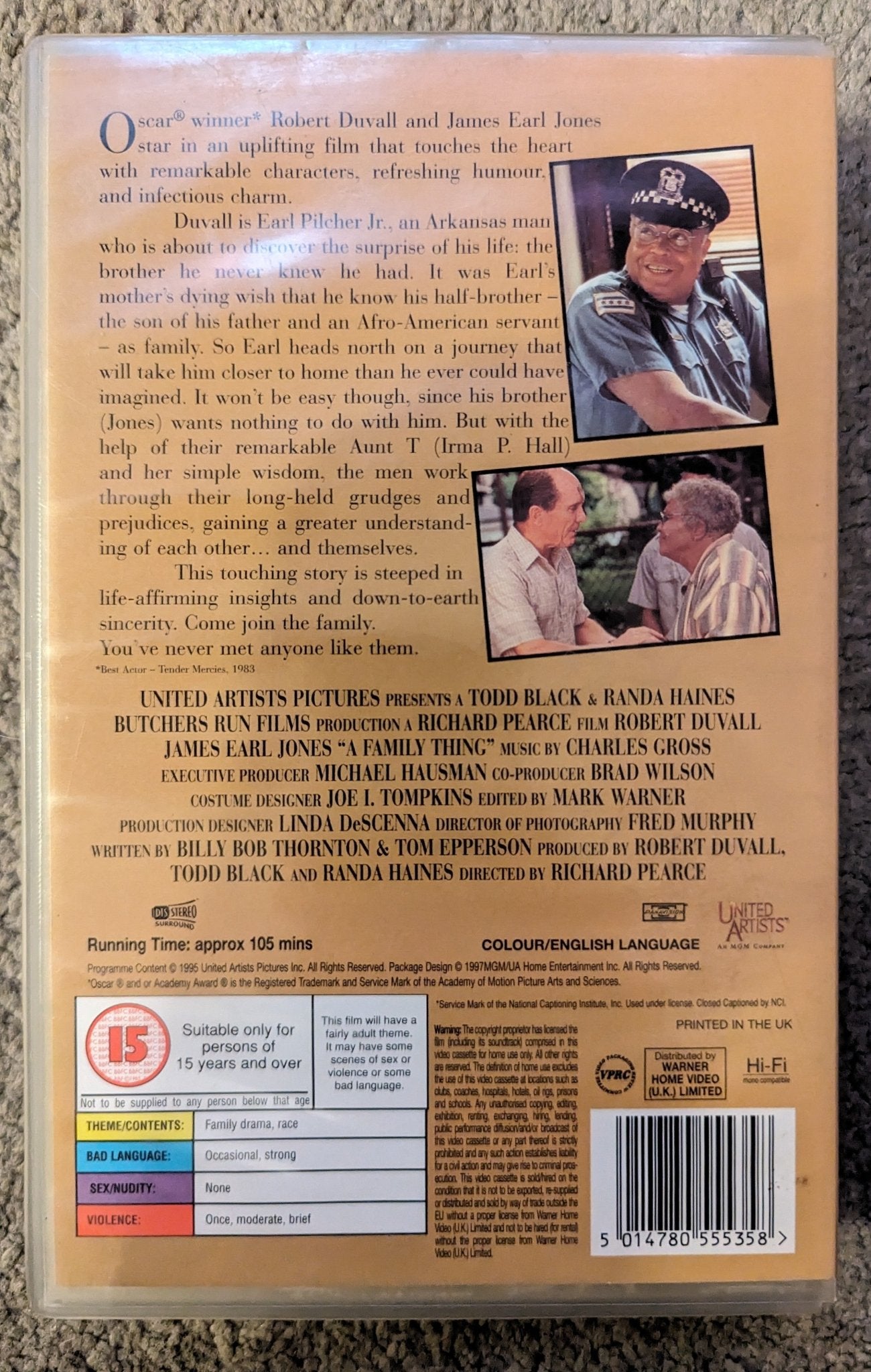 A Family Thing (1996) VHS Video Ex Rental - Flippin Retro Video Shop