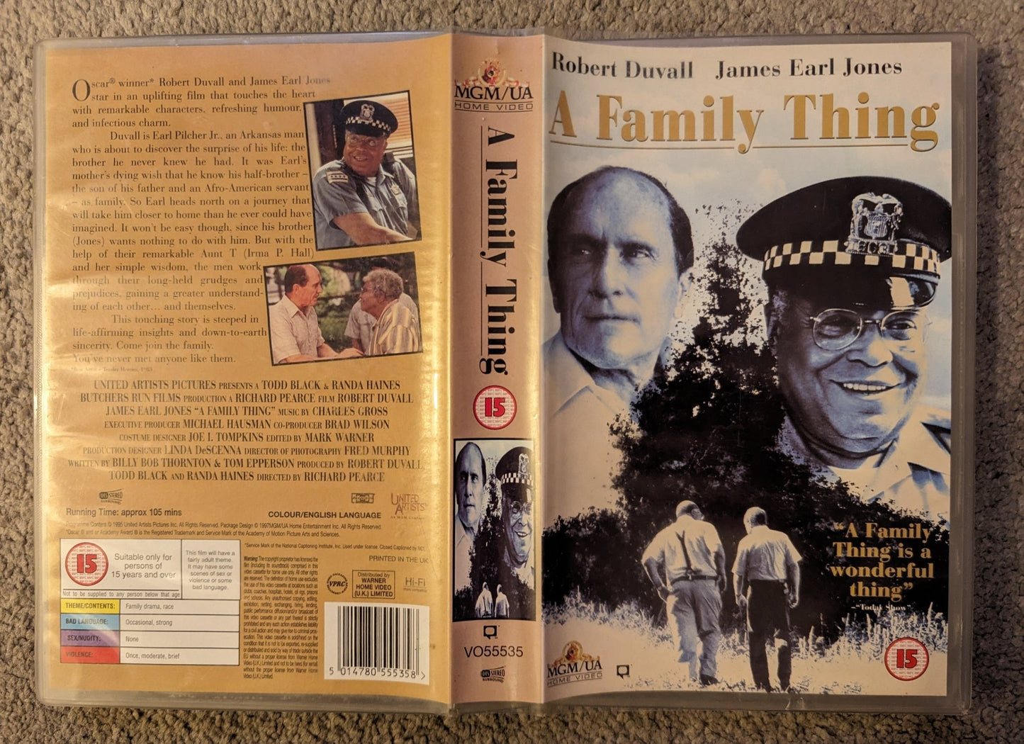 A Family Thing (1996) VHS Video Ex Rental - Flippin Retro Video Shop