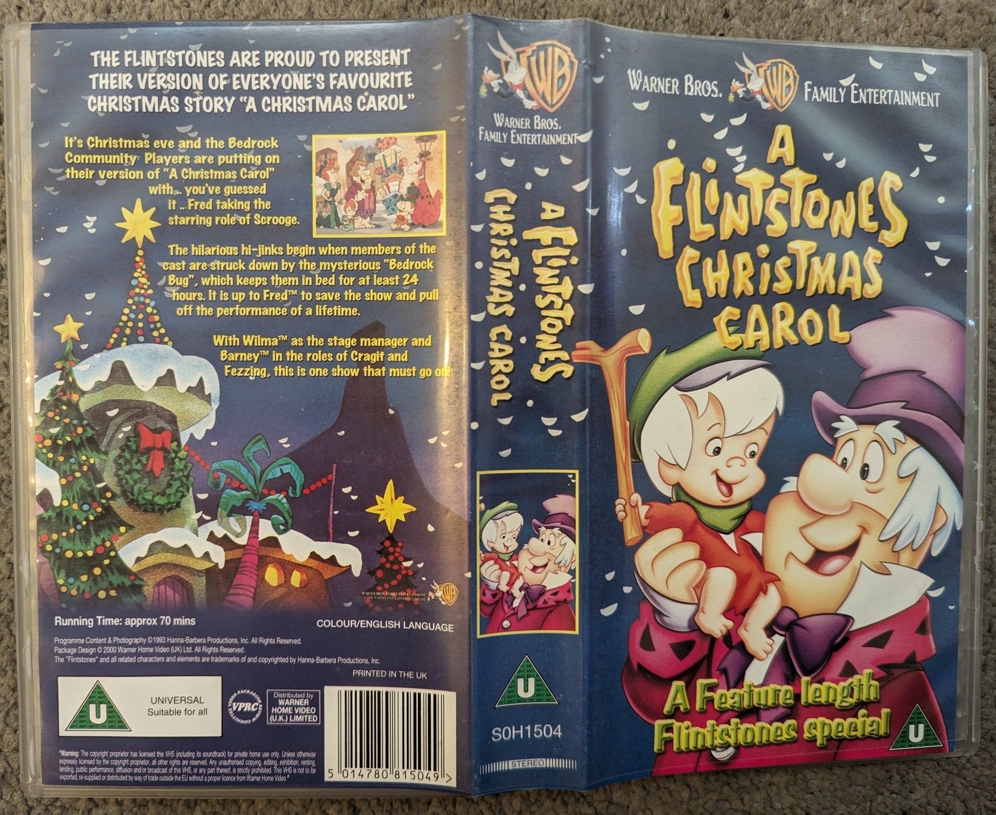 A Flintstones Christmas Carol VHS Video *Sealed* - Flippin Retro Video Shop