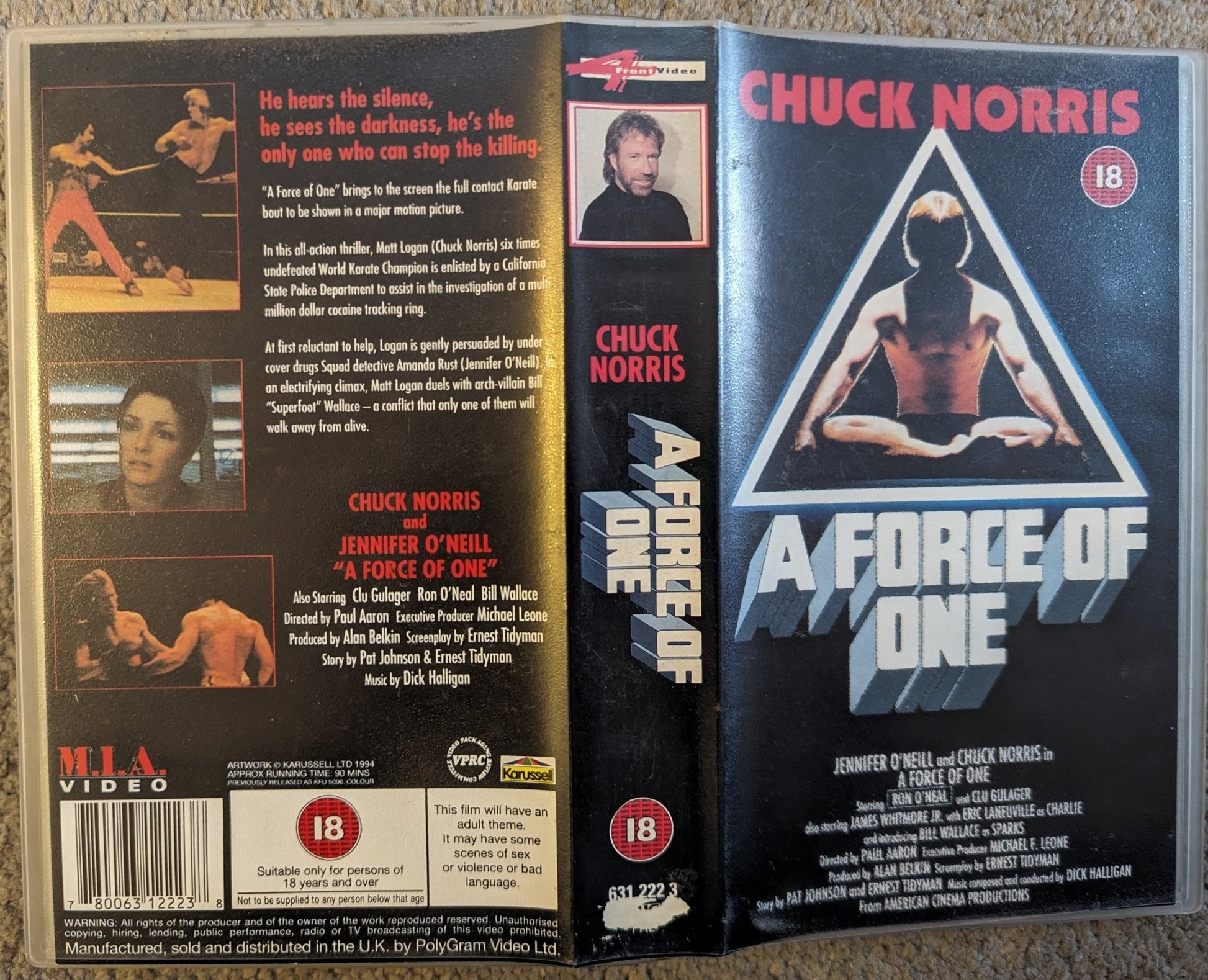 A Force Of One (1979) VHS Video - Flippin Retro Video Shop