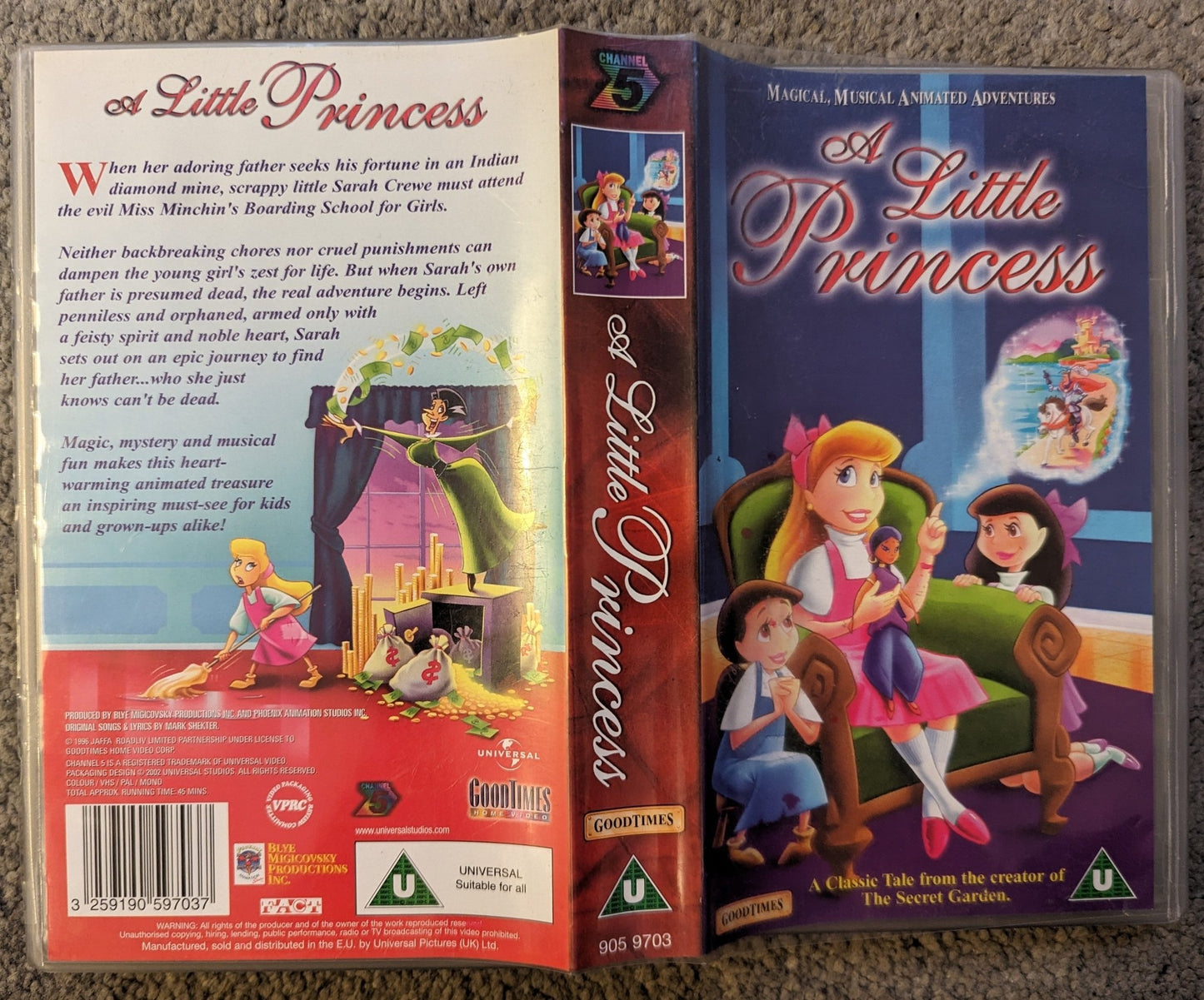 A Little Princess VHS Video - Flippin Retro Video Shop