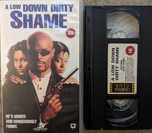 A Low Down Dirty Shame (1994) VHS Video - Flippin Retro Video Shop