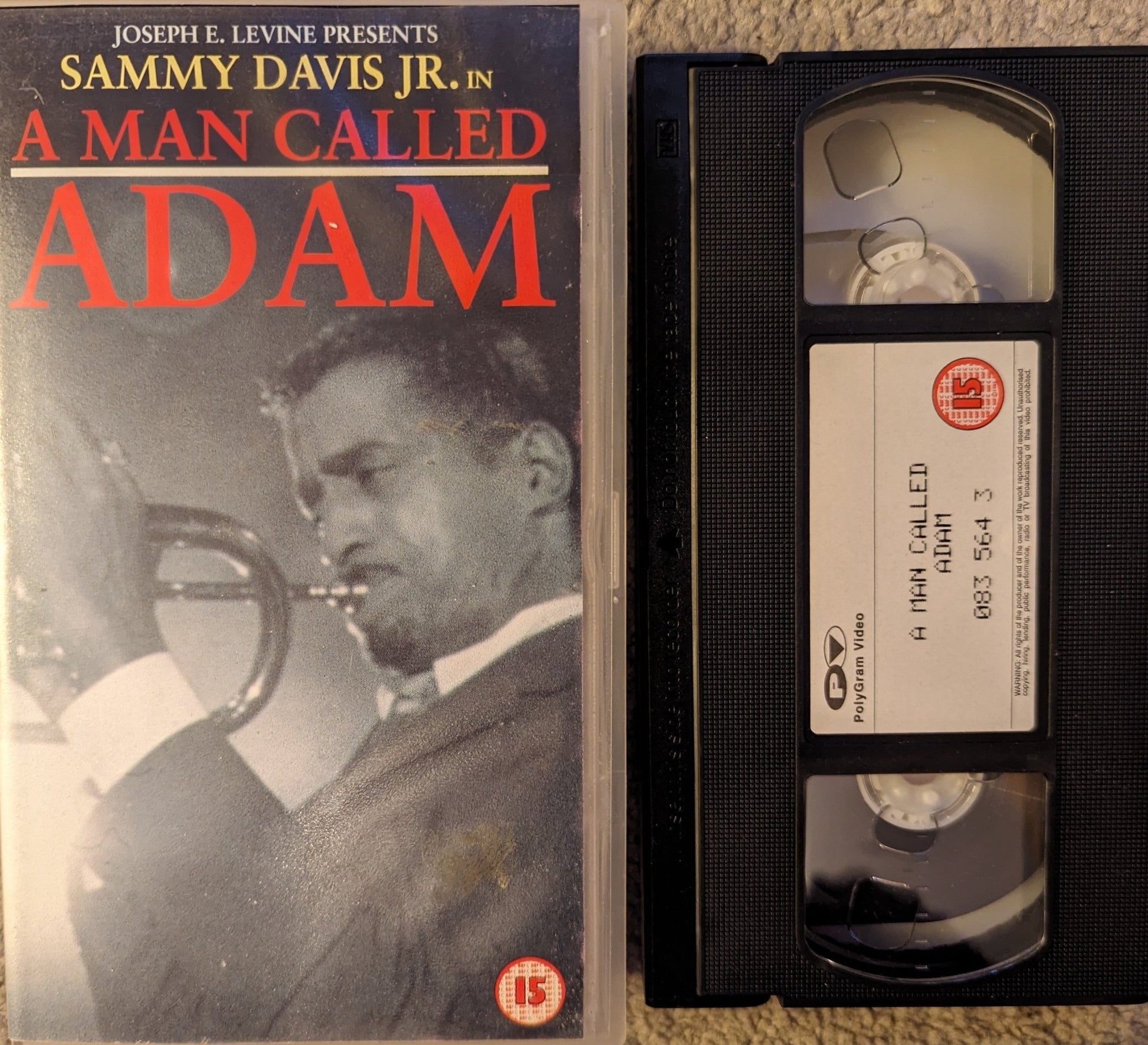 A Man Called Adam VHS Video - Flippin Retro Video Shop