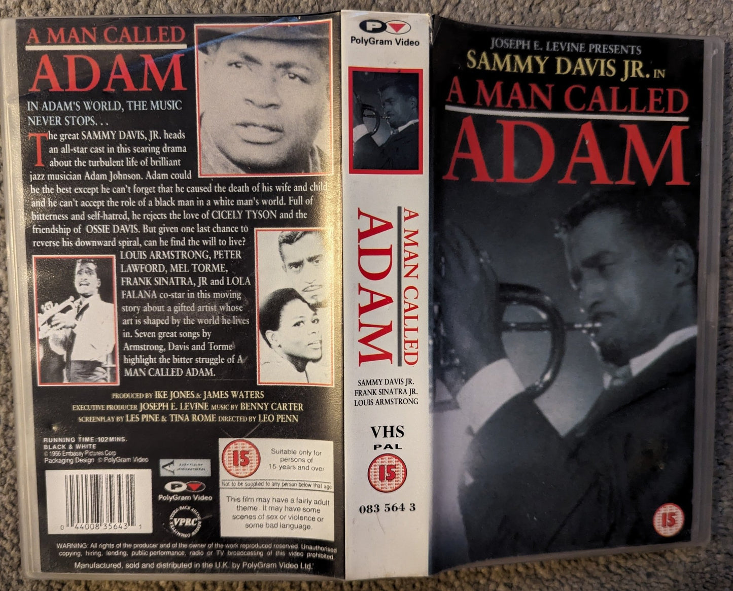 A Man Called Adam VHS Video - Flippin Retro Video Shop