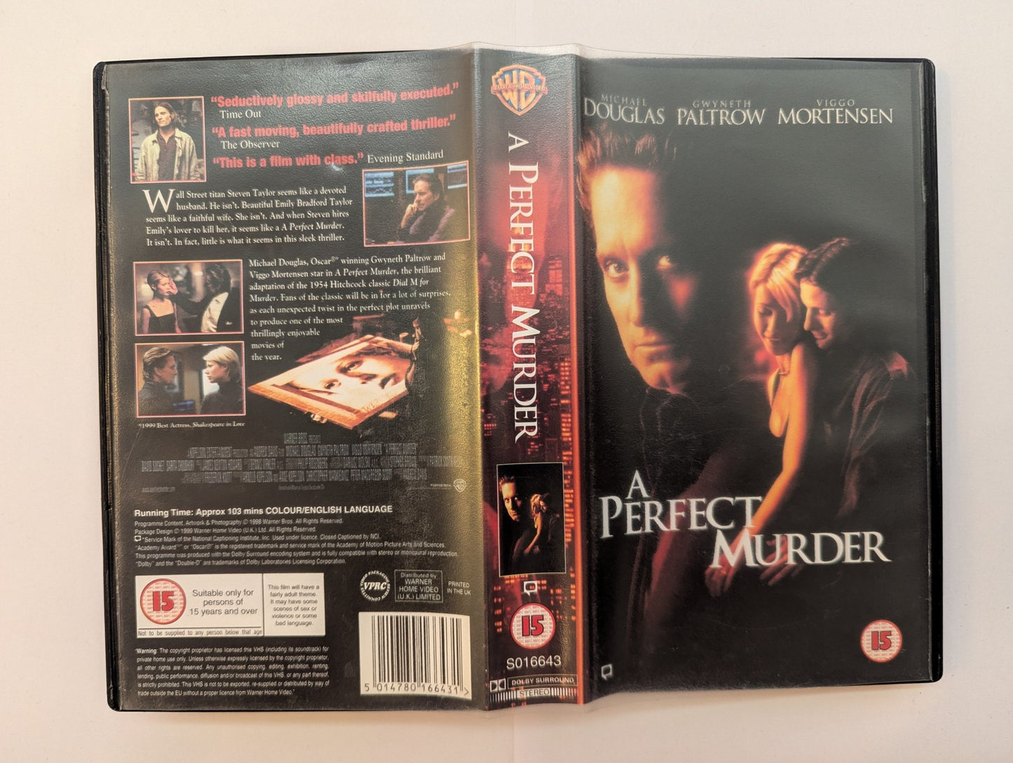 A Perfect Murder (1998) VHS Video - Flippin Retro Video Shop