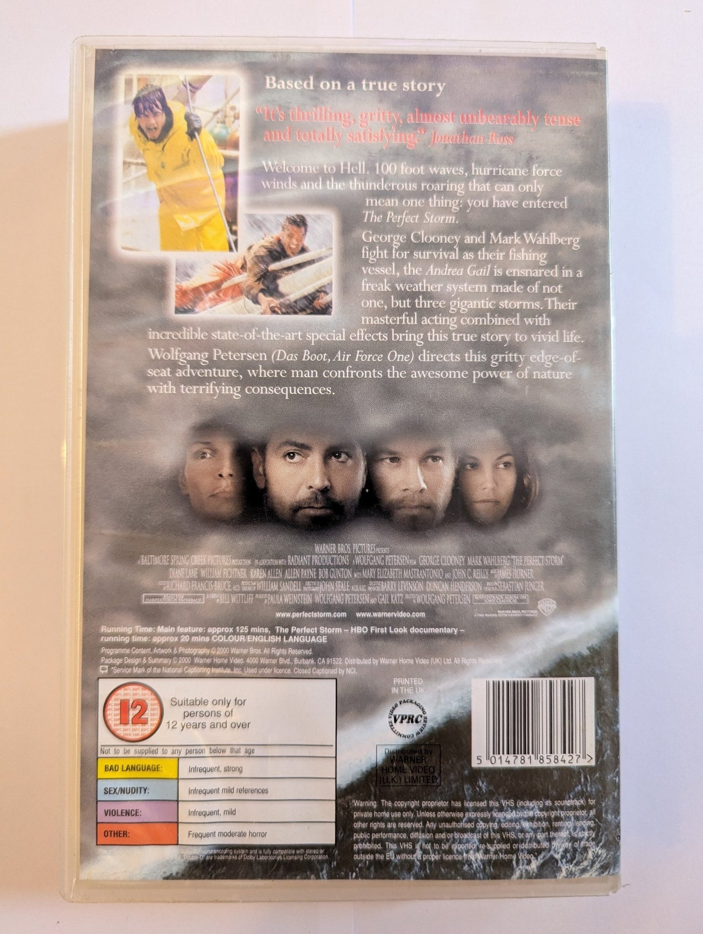 A Perfect Storm (2000) VHS Video Ex Rental - Flippin Retro Video Shop