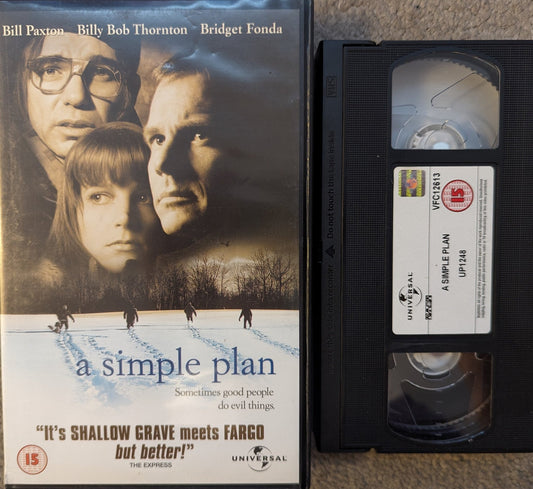 A Simple Plan (1998) VHS Video Ex Rental - Flippin Retro Video Shop