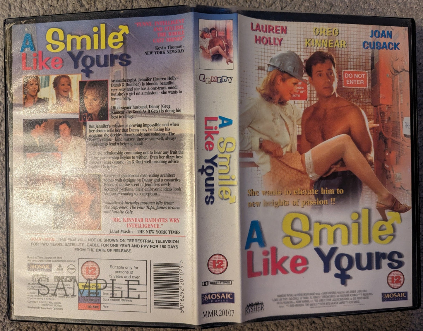 A Smile Like Yours (1997) VHS Video Ex Rental - Flippin Retro Video Shop