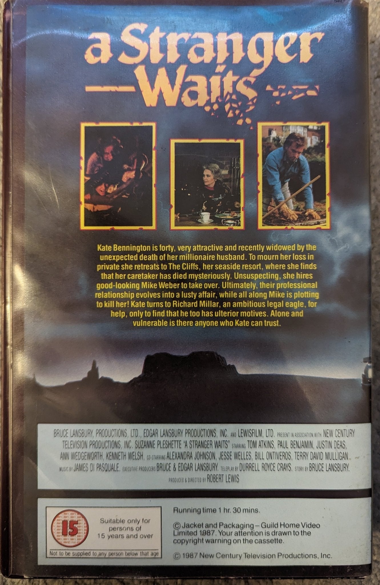 A stranger Waits (1987) VHS Video Ex Rental - Flippin Retro Video Shop