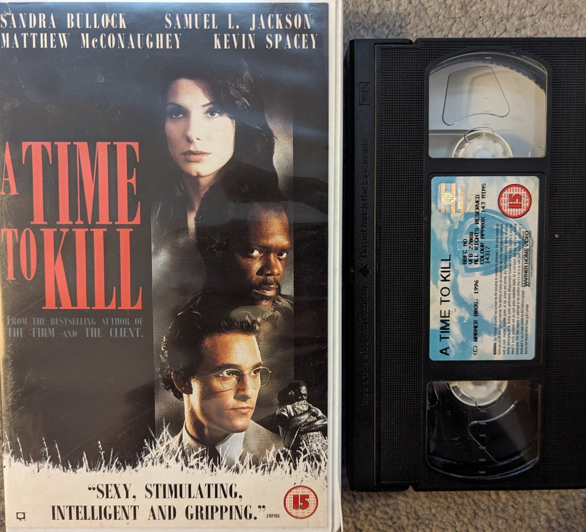 A Time To Kill (1996) VHS Video Ex Rental - Flippin Retro Video Shop