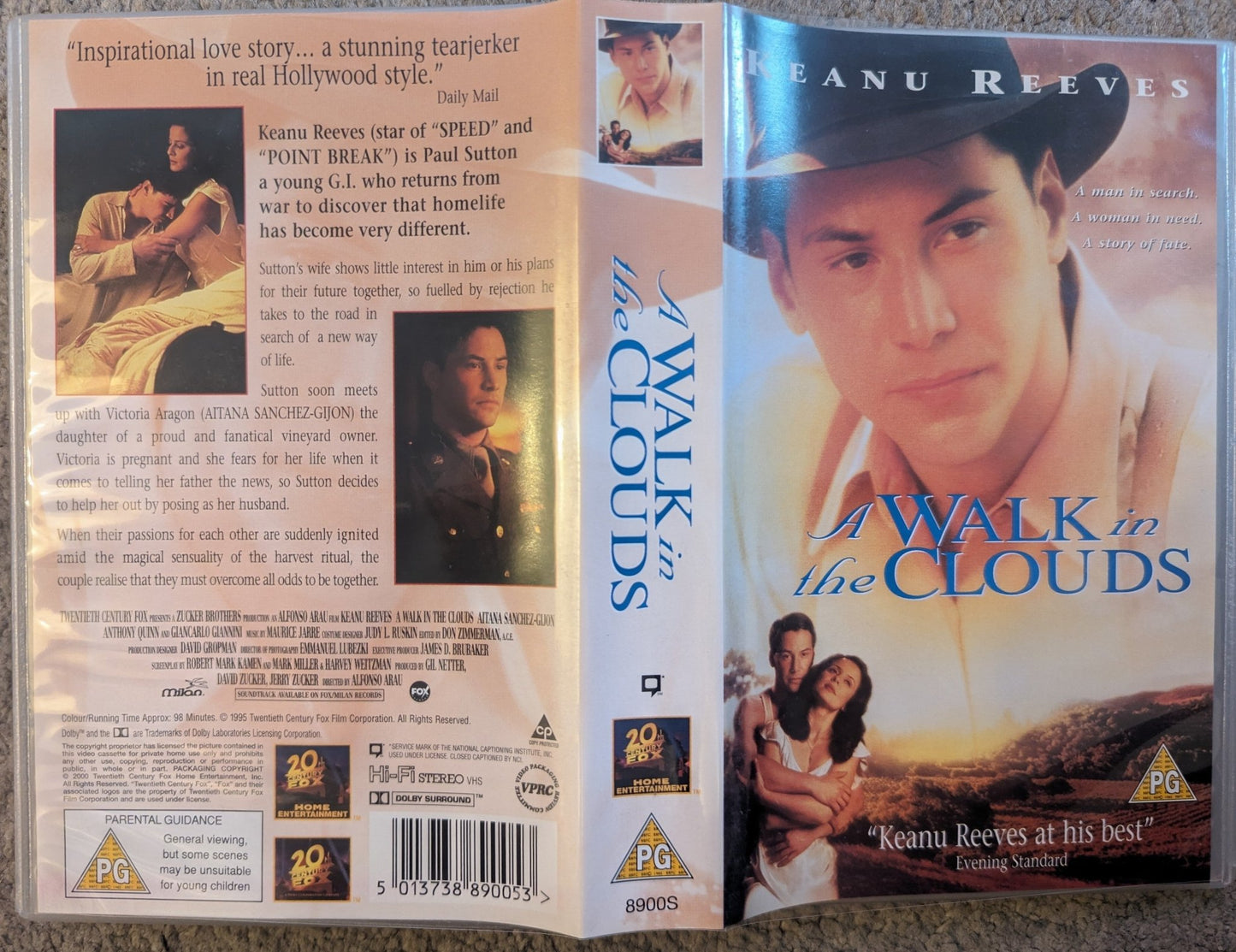 A Walk In The Clouds (1995) VHS Video *Sealed* - Flippin Retro Video Shop