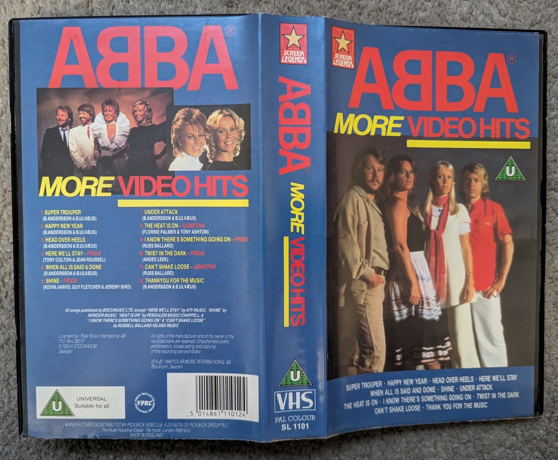 Abba More Video Hits (1988) VHS Video - Flippin Retro Video Shop