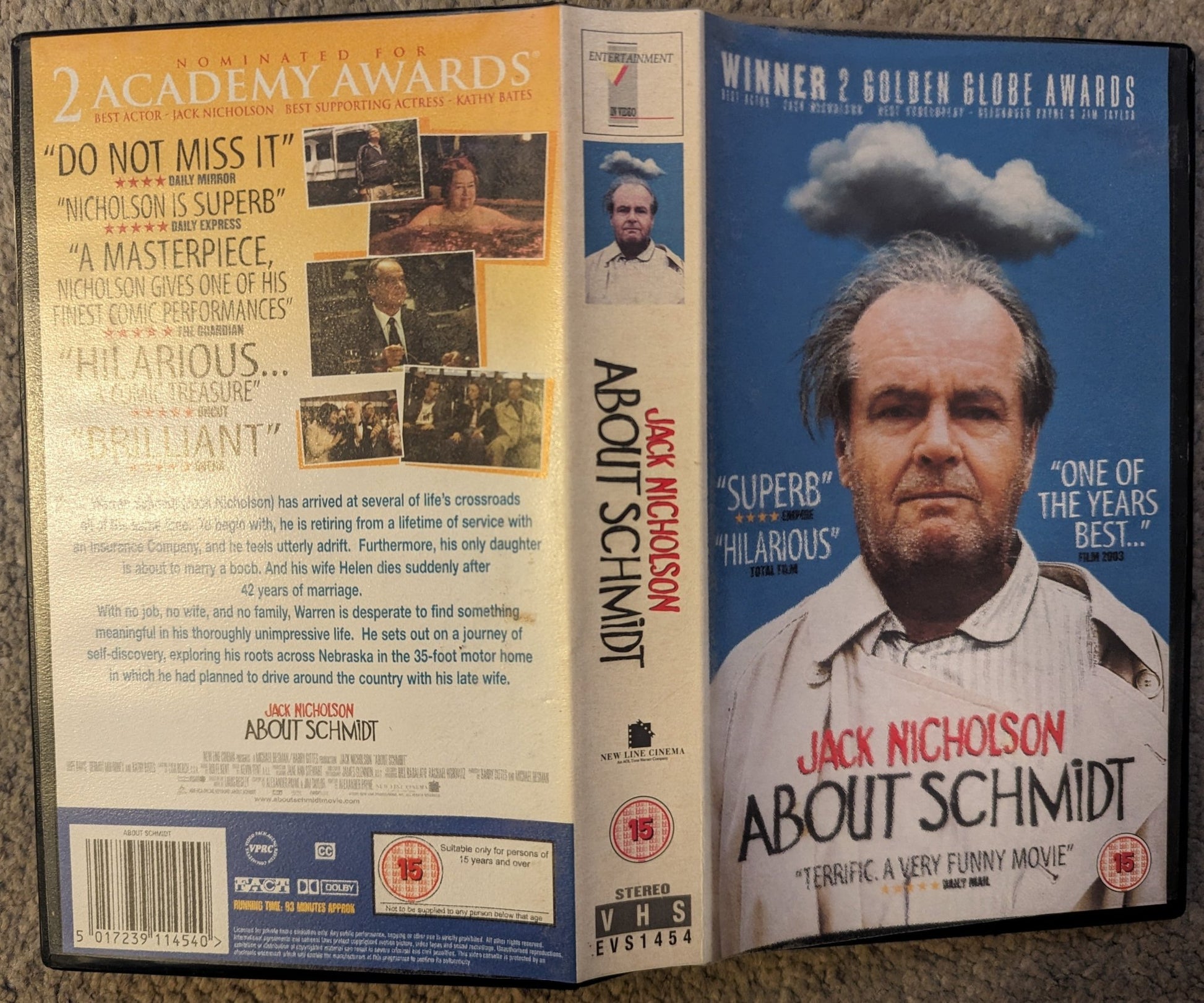 About Schmidt (2002) VHS Video - Flippin Retro Video Shop