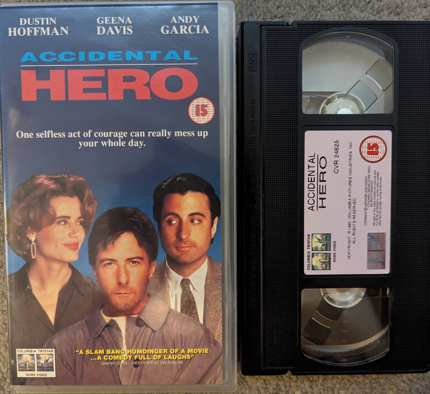 Accidental Hero (1992) VHS Video - Flippin Retro Video Shop