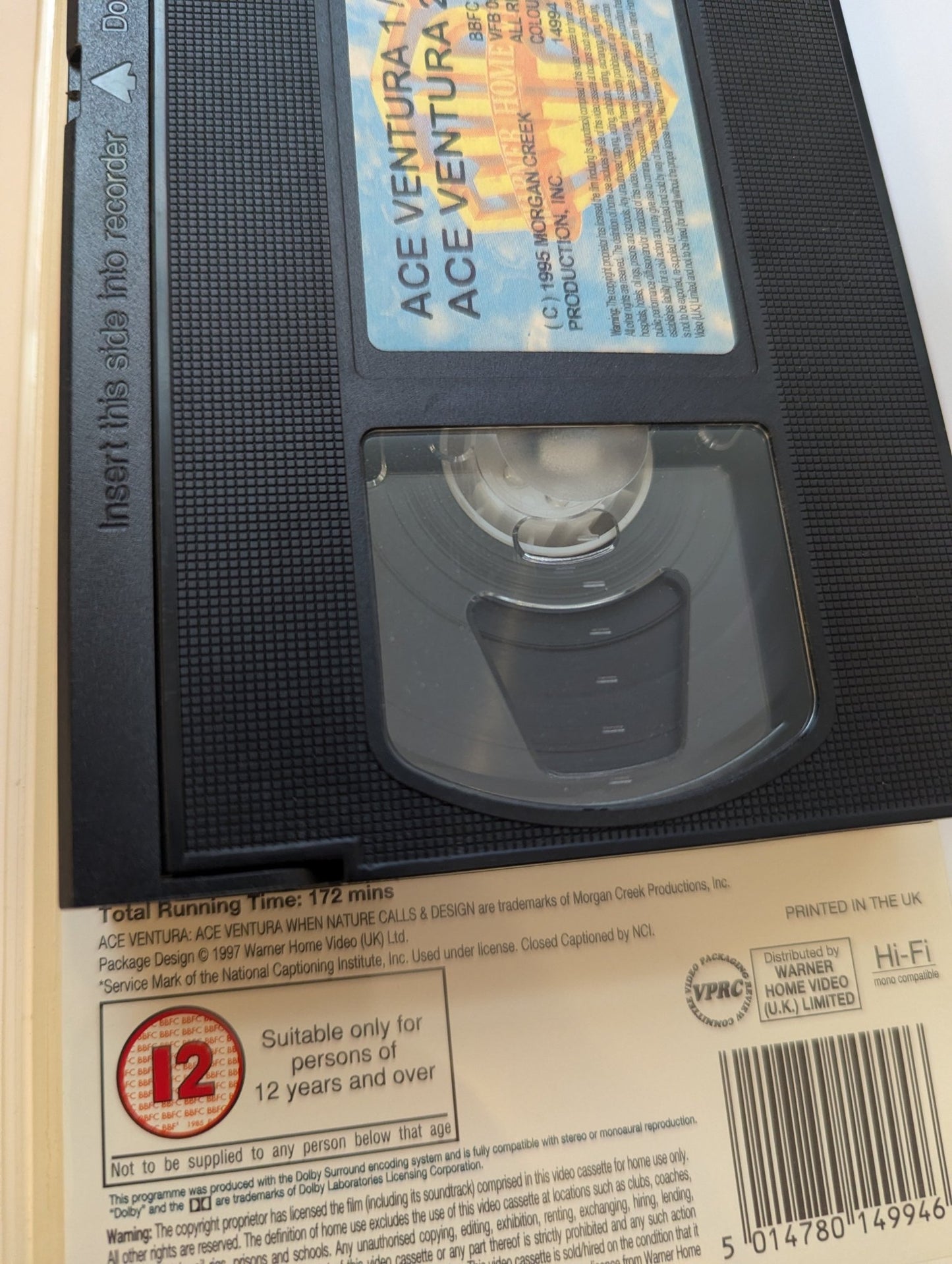 Ace Ventura Pet Detective & Nature Calls VHS Video - Flippin Retro