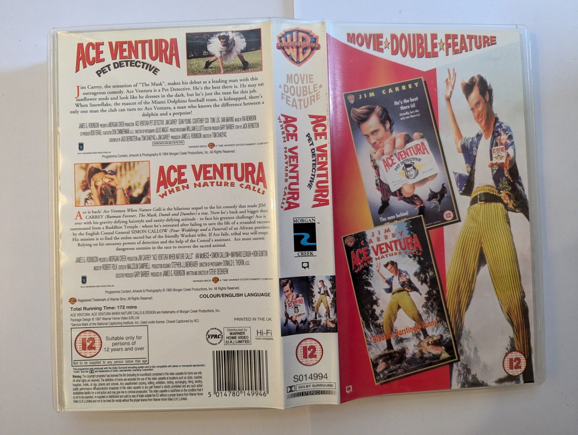 Ace Ventura Pet Detective & Nature Calls VHS Video - Flippin Retro