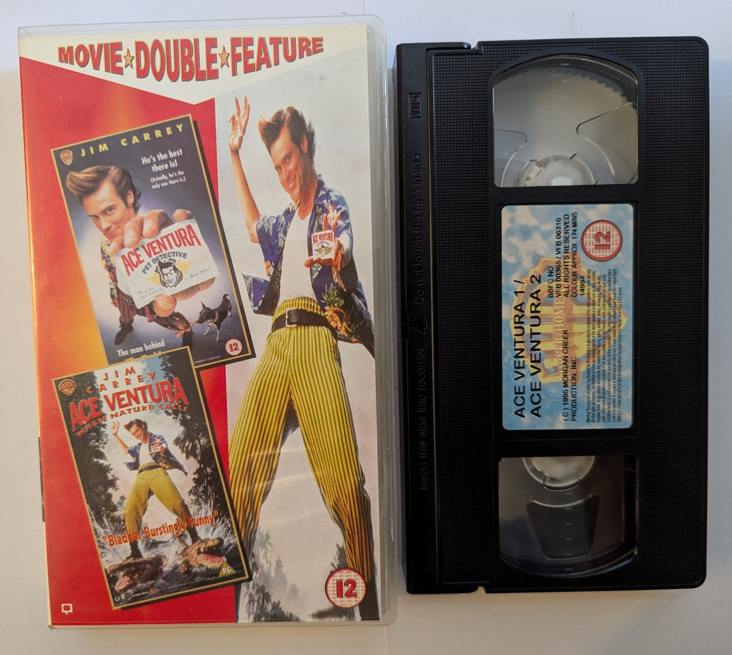 Ace Ventura Pet Detective & Nature Calls VHS Video - Flippin Retro