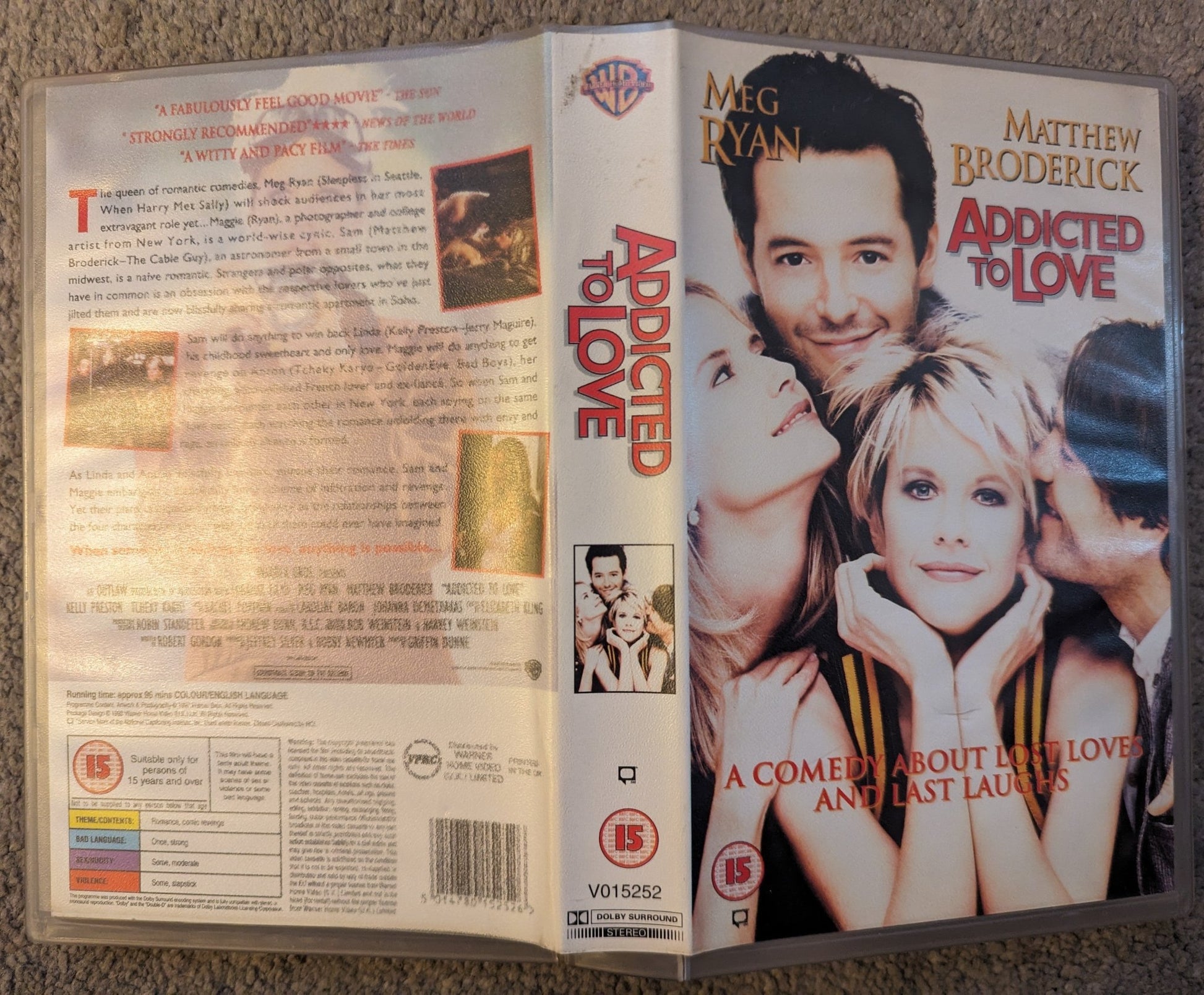 Addicted To Love (1997) VHS Video Ex Rental - Flippin Retro Video Shop