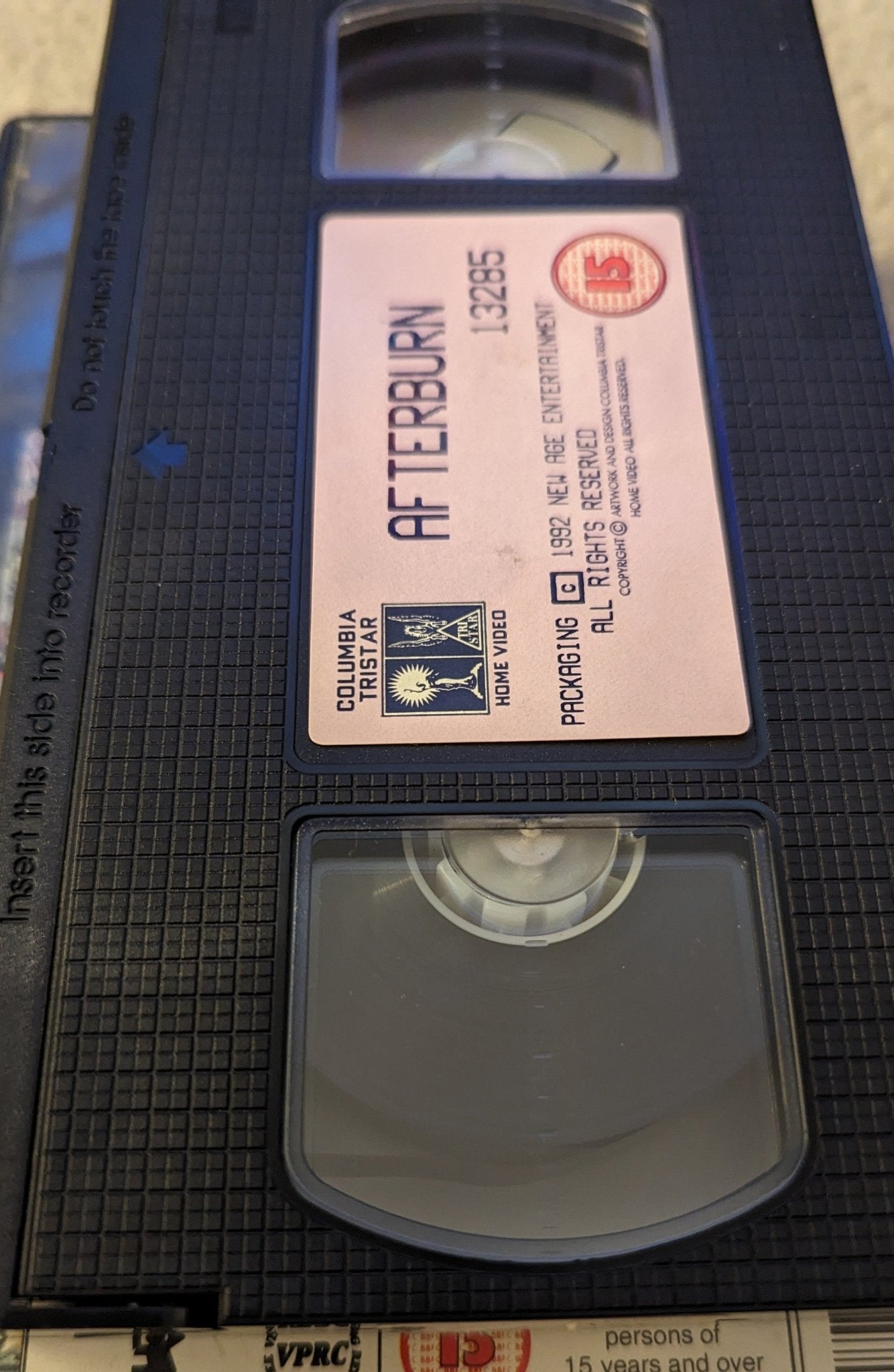 Afterburn (1992) VHS Ex Rental - Flippin Retro Video Shop