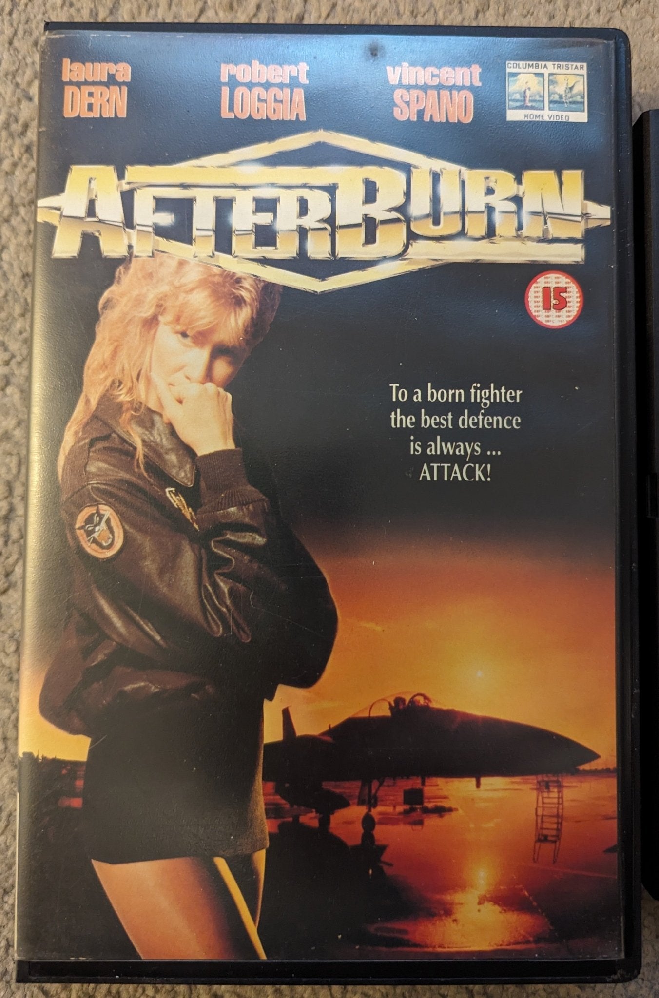 Afterburn (1992) VHS Ex Rental - Flippin Retro Video Shop