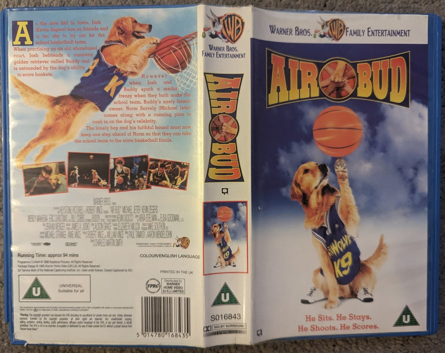 Air Bud (1997) VHS Video - Flippin Retro Video Shop