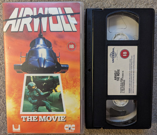 Airwolf The Movie (1984) VHS Video - Flippin Retro Video Shop